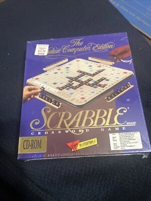 The Deluxe Computer Edition  Scrabble Brand Crossword (IBM PC, CD-ROM) w/Box - Image 1 of 4