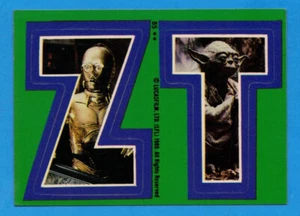 1980 pegatina Topps Empire Strikes Back S. 3 # 85 Z & T - C-3PO/Yoda (ex-mt) E - Imagen 1 de 2