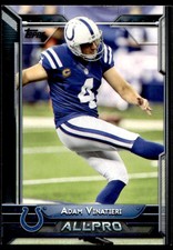 2015 Topps 296 Adam Vinatieri  Indianapolis Colts  Football Card
