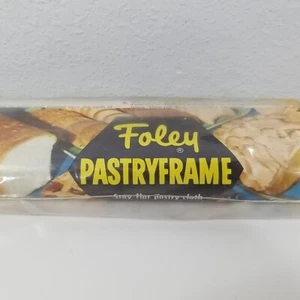 Neu versiegelt Vintage Foley Gebäckrahmen Tuch Holz Stahl für 8” & 9” Torten - Bild 1 von 10