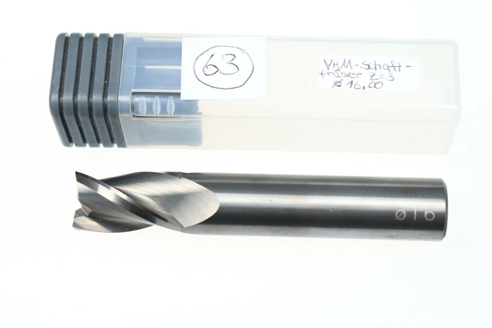 K.A. VHM-Alufräser Schaftfräser Ø8,5 Ø10 Ø16