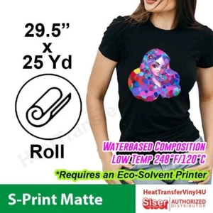 Siser S-Print Matte (Printable Vinyl) 29.5" x 25 Yards **FREE SHIPPING** - Imagen 1 de 5