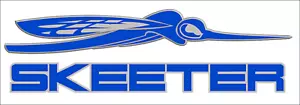 SKEETER Boats Printed Vinyl Decal / Sticker (Blue) - Picture 1 of 3