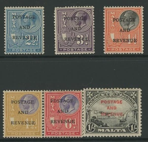 MALTA, NEUWERTIG, #155-160, OG LH/HR, WMK 4, SAUBER, SOUND & ZENTRIERT - Bild 1 von 1
