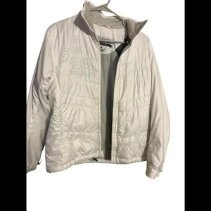 Columbia Full Zip White Jacket Coat RN 69724‎ Medium - Bild 1 von 6