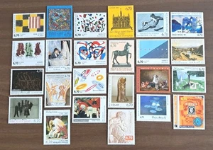France Lot De 24 Timbres Tableaux  Des Années 90 Neuf** ( Côte 96€ ) - Picture 1 of 1