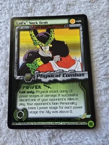 DBZ Dragon Ball Z FOIL Cell's Neck Grab LV6 CCG Limited Lost Villians Subset MP - Picture 1 of 5
