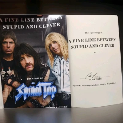 *AUTOGRAPHED/SIGNED* ROB REINER Book A Fine Line Between Stupid and Clever 2025 Foto 1 de 4