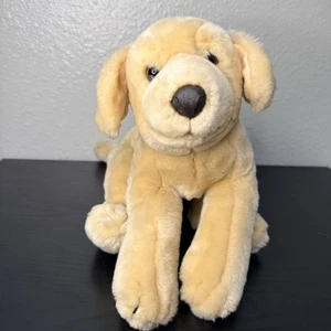 Animal Alley Plüsch Golden Labrador Retriever gelb Labor Welpe Hund Sitzsack Vintage - Bild 1 von 10