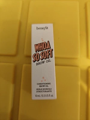 MY4-BENEFIT COSMETICS WHOA SO SOFT CONDITIONING BROW OIL, 0.33oz, NIB - Image 1 of 4
