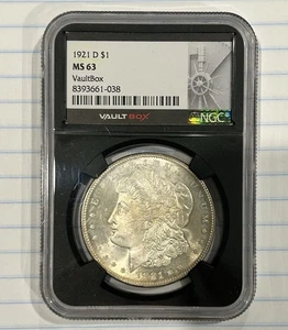 1921 D Morgan Dollar NGC MS63 (038) - Picture 1 of 2