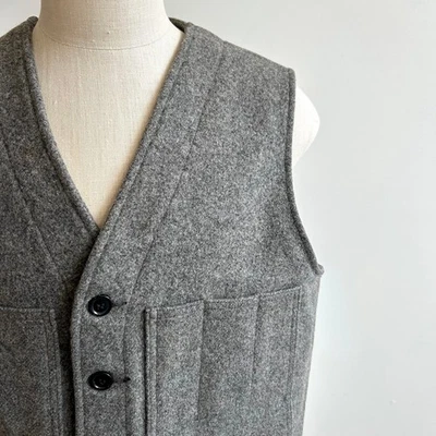 Chaleco Filson Mackinaw 100% Lana Talla 44 Hecho en Seattle EE. UU. De Colección Foto 1 de 4