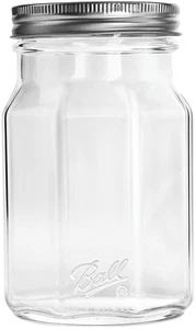 Ball Premium Glass Sharing Jar, Wide Mouth, 32 oz, 4 Count - Picture 1 of 1