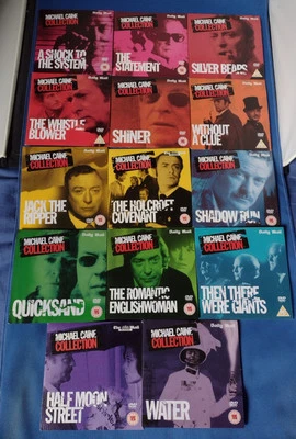 MICHAEL CAINE COLLECTION (14 FILMS) DVD * DAILY MAIL / MAIL ON SUNDAY PROMOS * - Image 1 of 2