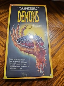 DEMONS (1985) Horror Film 1991 VHS by Star maker Rare Lamberto Bava / Argento - Picture 1 of 7