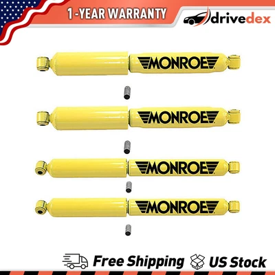 4 Amortiguadores delanteros traseros Monroe para Jeep CJ5 Jeep CJ7 Jeep Scrambler Foto 1 de 3
