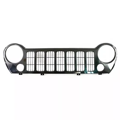 Grille Assembly Black Plastic For Jeep Liberty 2005-2007 Front CH1200291 - Image 1 of 2