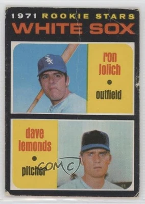 1971 O-Pee-Chee 1971 Rookie Stars Ron Lolich Dave Lemonds #458 Rookie RC - Image 1 of 2