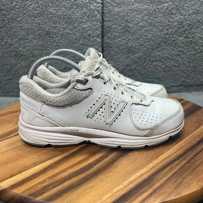 New Balance 411 步行鞋女式白色运动缓冲舒适 — 第 1/4 张图片