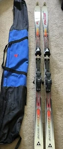 Fischer Schilehrer RC4 193 Skis With Marker 5.2 Bindings And Travel Bag - Picture 1 of 6