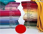 XL Pashmina 100% Cashmere THROW 125x250cm Solid BLANKET Choose from 400 Colors