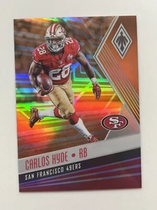 2017 Panini Phoenix Orange #62 Carlos Hyde /99 San Francisco 49ers Card - Picture 1 of 2