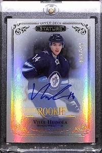 Ville Heinola 2019-20 UD Stature Rookie Autographed Card 169/199 - Picture 1 of 2