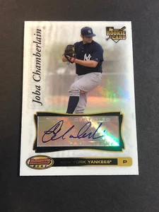 Joba Chamberlain Yankees Signed 2007 Bowman's Best Baseball Card #88 Auto - Bild 1 von 2