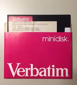 Vintage RADEX-10 Version 1.1 IJG Inc. 5.25" Floppy Disk VHTF - Bild 1 von 5