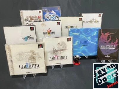 Lot 9 Final Fantasy Ⅰ Ⅱ Collection VII VIII IX Tactics Chrono Trigger Cross PS1 - Image 1 of 4