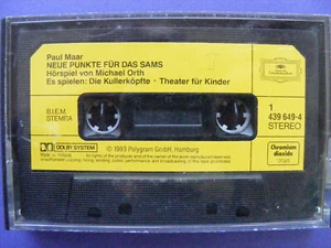 Paul Maar Neue Punkte für das Sams Kindercassette Cassette Kinder Hörspiel - Bild 1 von 1
