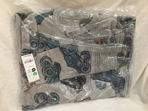 New Carter's Kid Boys 1-Piece Trucks Car  Fleece Footie Pajamas Gray Many Sizes - Picture 1 of 5