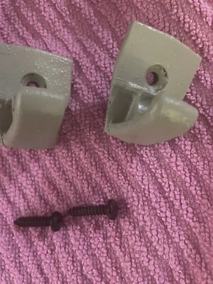 1990-1995 Saturn Serie S Clips Visera (2) Tornillos SL2 SW2 SL Gris Gris Foto 1 de 4