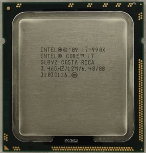 Intel Core i7-990X Extreme Edition 3.46GHz 6 Core SLBVZ 12M 6.40GT/s Processor - Picture 1 of 2