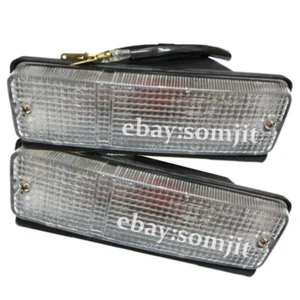 Bumper Front Turn Signal Light Clear For TOYOTA COROLLA E70 KE70 TE71 TE72,79-84 - Picture 1 of 5