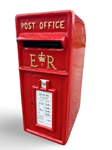 ER Post Office Box Postal letter Red Cast Iron British post office Standard GPO - Picture 1 of 20