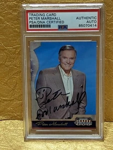 Peter Marshall PSA/DNA Autograph Signed Card Hollywood Squares Game Show Legend - Picture 1 of 2
