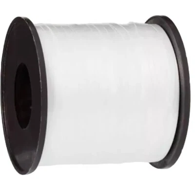 UNIQUE PARTY White Curling Ribbon 500 Yards 3/16" Bulk Spool For Florist Balloon Gift Wrap