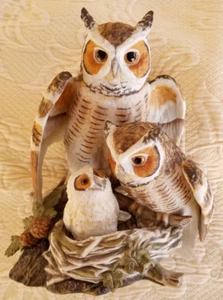 Great Horned Owl KATSUMI ITO Danbury Mint frm a 1 Family Home Display Awesome! - Picture 1 of 13