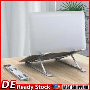 Support Ordinateur Portable de Bureau en Alliage d'Aluminium Support Réglable à 8 Niveaux pour - Photo 1/18