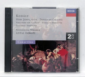 ANTAL DORATI ⸺ KODALY hary janos, danses de galanta, concerto ⸺ DECCA 2xCDs NM - Foto 1 di 2