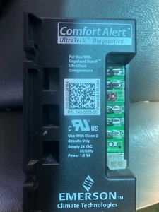 EMERSON COMFORT ALERT ULTRATECH DIAGNOSTICS 543-0033-00 HVAC - Picture 1 of 1