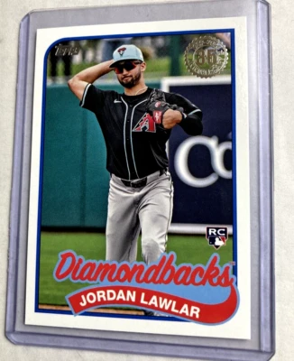 2024 Topps Update #89US-40- JORDAN LAWLAR 35th Anniversary Rookie RC - Image 1 of 2