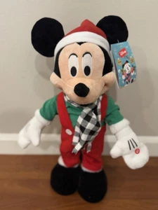 Christmas Holiday Disney 19 Zoll Musical Mickey Mouse Veranda Plüsch Greeter Neu mit Etikett - Bild 1 von 7