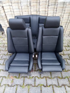 BMW e30 Cabrio Sitzbezüge vo+hi komplett (BMW Nappa Schwarz) - Bild 1 von 9