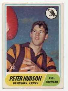 1969 Scanlens (33) Peter HUDSON Hawthorn - Picture 1 of 2