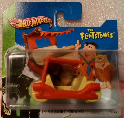 HOT WHEELS : the flintstones flintmobile _mint on CARD - Image 1 of 2