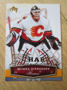 2007-08 UPPER DECK MVP HOCKEY, HART CANDIDATES, MIIKKA KIPRUSOFF, C# HC6