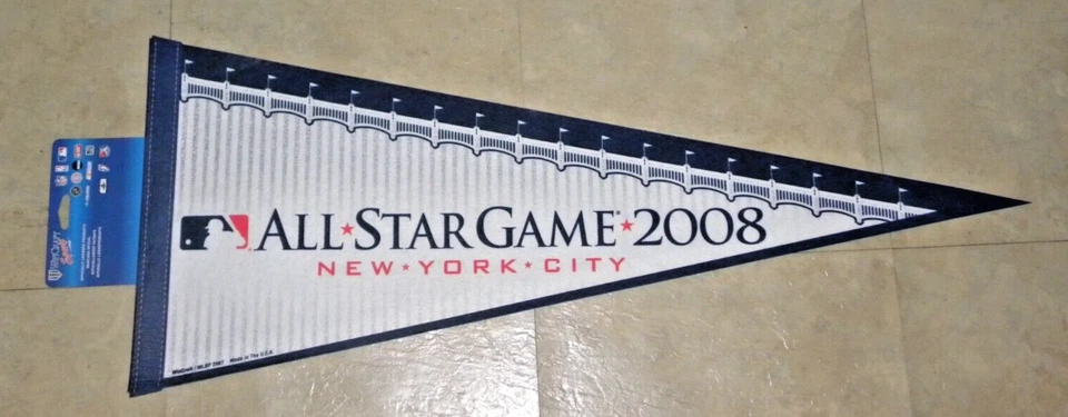 1 NY New York Yankees 2008 ASG All Star Game Yankee Stadium Official MLB Pennant - Image 1 of 1
