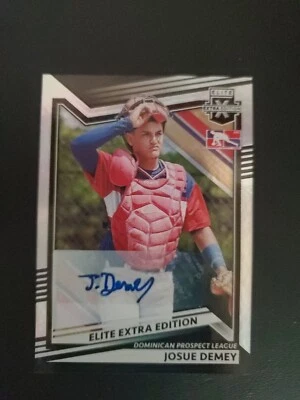 Josue Demey 2022 Elite Extra Edition DPO Base Autograph #178 Nrmt - Image 1 of 3